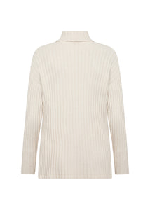 Kanita Roll Neck Sweater - Cream