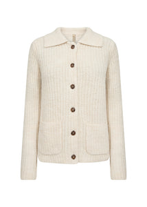 Torino Cardigan Sweater - Cream Melange