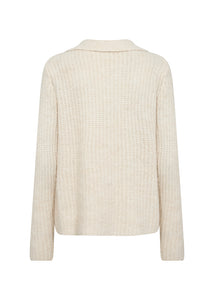 Torino Cardigan Sweater - Cream Melange
