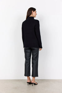 Kanita Roll Neck Sweater - Black
