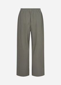 Cissie Cotton Pant - Dusty Green