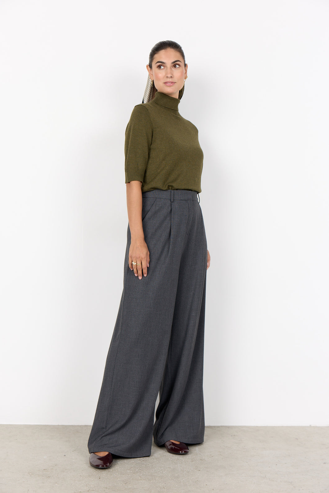 Venus High Waist Pant - Dark Grey