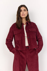 Bindi Cord Jacket - Bordeaux