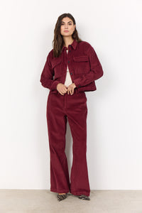 Bindi Cord Jacket - Bordeaux