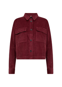 Bindi Cord Jacket - Bordeaux