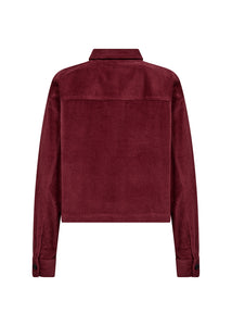 Bindi Cord Jacket - Bordeaux