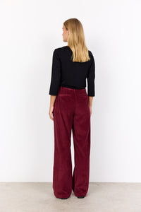 Bindi Cord Pant - Bordeaux