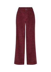 Bindi Cord Pant - Bordeaux