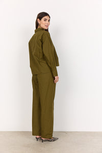 Rachelle Organic Cotton Blouse - Dark Olive