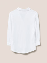 Load image into Gallery viewer, Annie Cotton Jersey Shirt - Brilliant White
