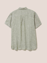 Load image into Gallery viewer, Pembroke Linen Short Sleeve Shirt - Khaki
