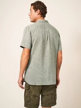 Load image into Gallery viewer, Pembroke Linen Short Sleeve Shirt - Khaki
