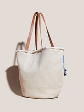 Load image into Gallery viewer, Esther Embroidered Tote Bag
