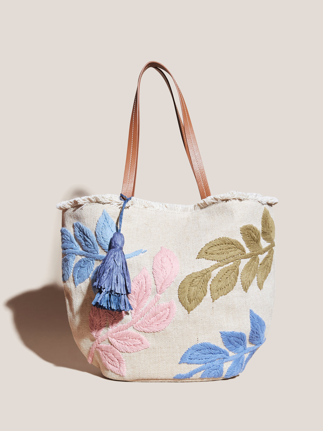 Esther Embroidered Tote Bag