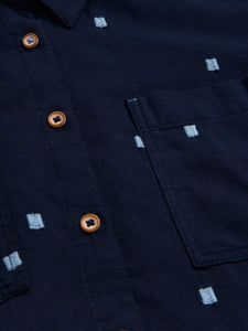Sophie Organic Cotton Shirt - Navy
