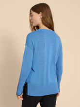 Load image into Gallery viewer, Olive Cotton Jumper - Chambray Blue
