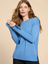 Load image into Gallery viewer, Olive Cotton Jumper - Chambray Blue
