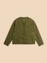 Load image into Gallery viewer, Adele Linen Jacket - Dark Green

