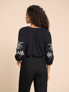 Millie Mix Embroidered Top