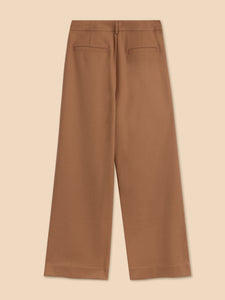 Belle Wide Leg Trouser - Mid Tan