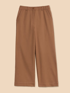 Belle Wide Leg Trouser - Mid Tan