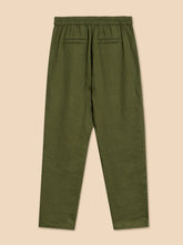 Load image into Gallery viewer, Rowena Linen Trouser - Dark Green
