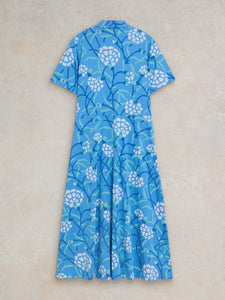 Rua Shirt Dress - Blue Print