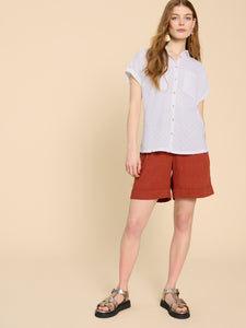 Ellie Cotton Shirt - Ivory