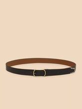 Load image into Gallery viewer, Reversible Leather Belt - Black
