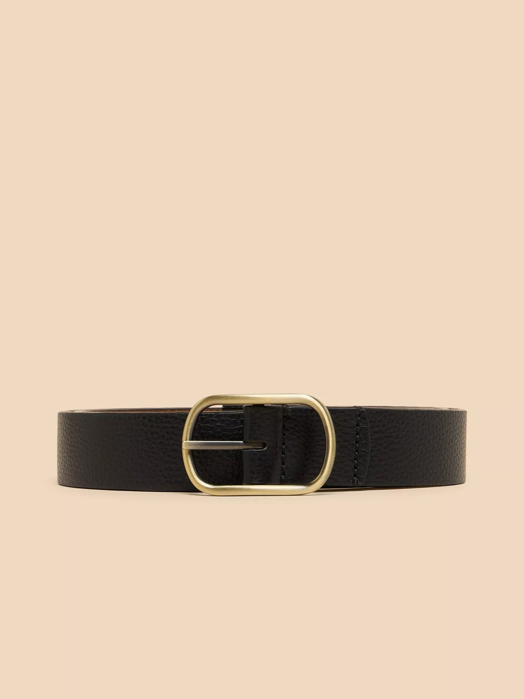 Reversible Leather Belt - Black