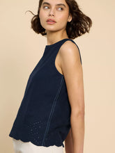 Load image into Gallery viewer, Silvia Cut Out Top - Navy
