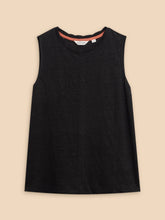 Load image into Gallery viewer, Rylee Linen Top - Black
