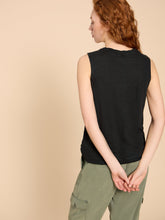 Load image into Gallery viewer, Rylee Linen Top - Black
