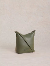 Load image into Gallery viewer, Mini Fern Leather Crossbody - Khaki
