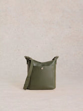 Load image into Gallery viewer, Mini Fern Leather Crossbody - Khaki
