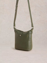 Load image into Gallery viewer, Mini Fern Leather Crossbody - Khaki
