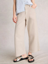 Load image into Gallery viewer, Tia Wide Leg Crop Jean - Natural

