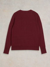 Load image into Gallery viewer, Lulu Cotton Cardi - Dark Plum
