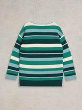 Load image into Gallery viewer, Jana Striped Cotton Jumper
