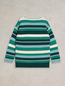 Jana Striped Cotton Jumper