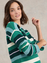 Load image into Gallery viewer, Jana Striped Cotton Jumper
