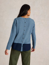 Load image into Gallery viewer, Jenny Striped Longline Shirt
