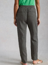 Load image into Gallery viewer, Rowena Linen Trouser - Black Print
