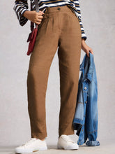 Load image into Gallery viewer, Rowena Linen Trouser - Mid Tan
