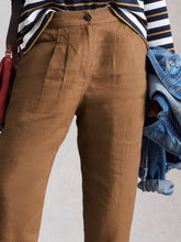 Load image into Gallery viewer, Rowena Linen Trouser - Mid Tan

