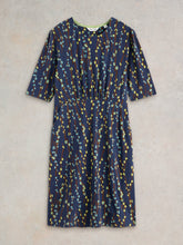 Load image into Gallery viewer, Olivia Jersey Dress - Navy Print
