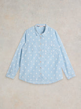 Load image into Gallery viewer, Sophie Organic Cotton Shirt - Blue
