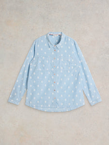 Sophie Organic Cotton Shirt - Blue