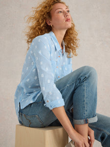 Sophie Organic Cotton Shirt - Blue