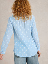 Load image into Gallery viewer, Sophie Organic Cotton Shirt - Blue
